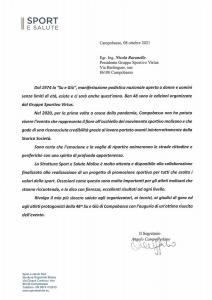 2021-Lettera di Angelo Campofredano- segretario di Sport e Salute